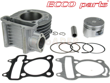 Cylinder GY6 150cm³ - KYMCO Agility R16, Agility City, Movie, Like, People 150 4T i inne maxiskutery z silnikiem GY6 - 150cm3, Ø57,40mm, sworzeń 15mm