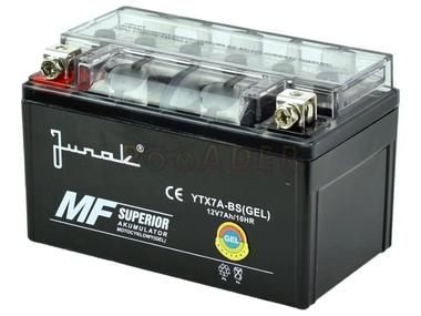 Akumulator YTX7A-BS (GEL) - 12V 7Ah - JUNAK 103, 104, 106, 107, 607, 609, 805, 806, 131, M12, M12 Vintage