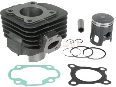 Cylinder CPI, KEEWAY, ROMET, JUNAK, BARTON, ZIPP i inne skutery z silnikiem 2T - 50cm3, Ø40,00mm, sworzeń 12mm, tłok z okienkami i powłoką teflonową