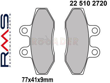 Klocki hamulcowe RMS 22 510 2720 (FA393, MCB774) - YAMAHA Cygnus 125