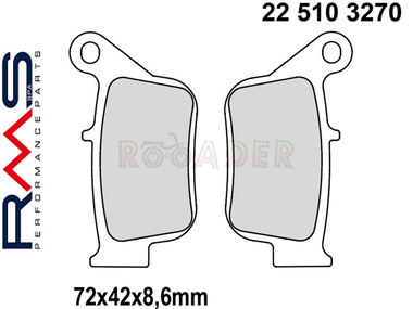 Klocki hamulcowe RMS 22 510 3270 - YAMAHA X-Max 250