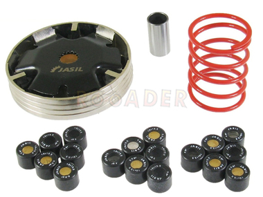 Wariator KEEWAY, CPI, LONGJIA, JUNAK, ROMET, BARTON, ZIPP 50cm3 i inne skutery z silnikiem 2T, wielofrez Ø16,0mm 15 zębów - tuning, TOP RACING, seria Next Generation