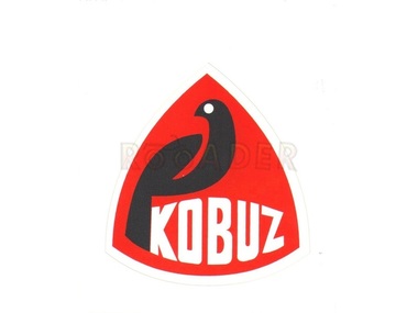 Naklejka KOBUZ - 6,5 x 7cm (do motocykli WSK)