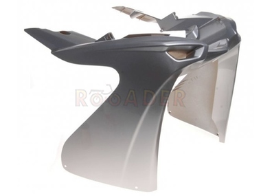 Osłona przednia YAMAHA AEROX (2013 - ....) (obudowa przednia dolna) srebrna