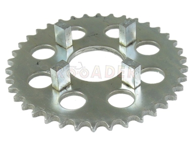 Zębatka tylna HONDA CB, CY, ST, XL, XR, ZB, Dax, Monkey 50/70/80 - typ 420, ø50mm, 43 zęby