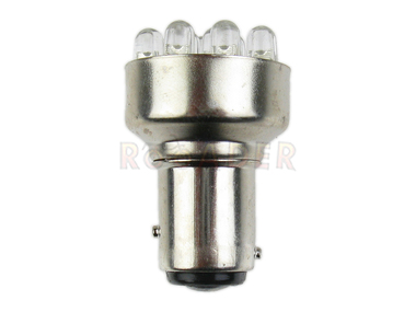 Żarówka led 12V BAY15d, 12 LED, biała (zamiennik 12V 21/5W - P21/5W)