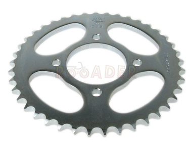 Zębatka tylna SUZUKI GN, GS, RG 80/125; HYOSUNG GV 125; KAWASAKI KC 100  - typ 428, ø58mm, 43 zęby