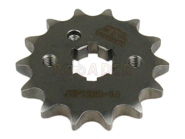 Zębatka przednia YAMAHA SR, YBR, XT 125; MALAGUTI X3M 125; RIEJU RS2, RS3, SMX, Tango 125 - typ 428, 17 zębów