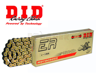 Łańcuch napędowy typ 420NZ3G&B Gold&Black  - 132 ogniw