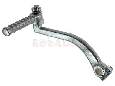 Dźwignia startera do silnika GY6 125/150 - do maxiskuterów Romet, Barton, Junak, Zipp 125 i 150cm3 - srebrna