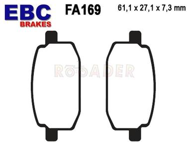 Klocki hamulcowe EBC FA169 (MCB590)