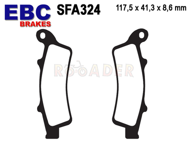 Klocki hamulcowe EBC SFA324 (MCB726)