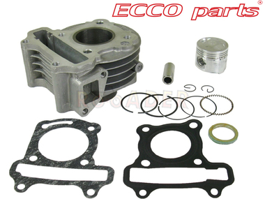 Cylinder GY6  50cm³ - skutery z silnikiem 4T - 50cm3, Ø39,00mm, sworzeń 13mm