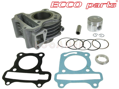 Cylinder GY6  65cm³ - skutery z silnikiem 4T - 65cm3, Ø44,00mm, sworzeń 13mm