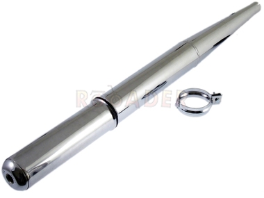 Tłumik wydechu SIMSON S51, SR50 chrom