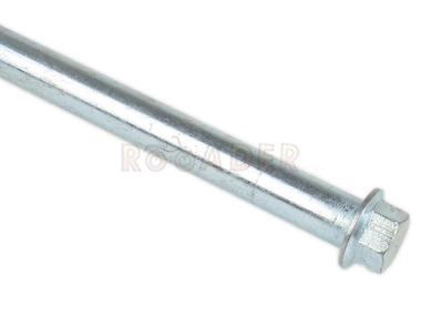 Oś koła przód ZIPP PRO (średnica 15mm / długość 265mm/280mm / gwint M14x1,5) + nakrętka