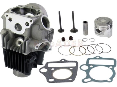 Cylinder 147FMB, do motorowerów Romet, Router, Junak, Barton, Benzer, GB Motors, Kingway, Kymco, Zumico, Zipp i innych - 70cm3, Ø47,00mm, sworzeń 13mm (zestaw z głowicą, mały)