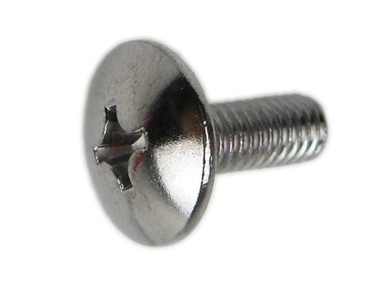Śruba montażowa  M6 / długość  16mm/19mm / na śrubokręt krzyżakowy, chrom