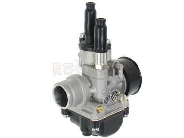 Gaźnik APRILIA, DERBI, GILERA, MALAGUTI, MBK, MOTORHISPANIA, PEUGEOT, RIEJU, SHERCO - motorowery z silnikami AM6 i D50B - gardziel 19,0mm, ssanie na linkę, DELLORTO PHBG 19-BS