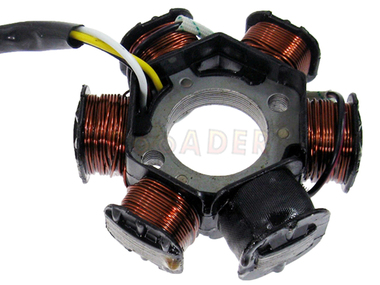 Stojan alternatora HONDA, KYMCO, PEUGEOT, DAELIM, SYM 50cc (6 cewek)