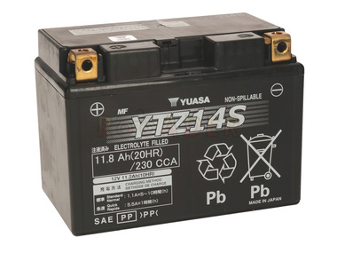 Akumulator YTZ14S (MF AGM) - 12V 11,2Ah
