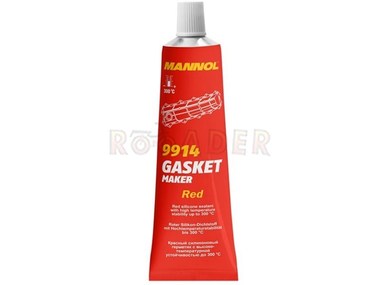 Silikon uszczelniający MANNOL GASKET MAKER Red (9914) czerwony do 300ºC - opakowanie 85g