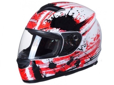 Kask AWINA TN-0700B-A3 biało-czerwony (49-50cm / XXXS)