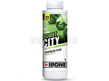 Olej IPONE Scoot City 2T - półsyntetyczny olej do silników 2-suwowych - opakowanie 1 litr