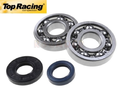 Łożyska i uszczelniacze wału korbowego APRILIA SR50, Amico, Rally, Scarabeo, Sonic; BENELLI K2, Pepe; BETA Ark, Eikon; MALAGUTI Centro, Ciak, F10, F12, F15 (skutery z silnikiem MINARELLI 50cc)