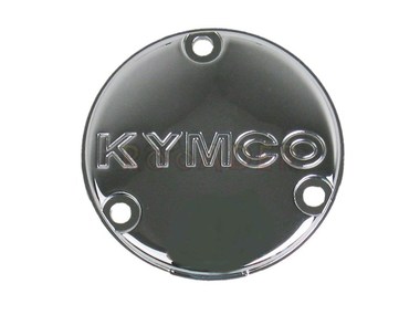 Dekielek pokrywy lewej silnika (iskrownika) KYMCO ZING II chrom