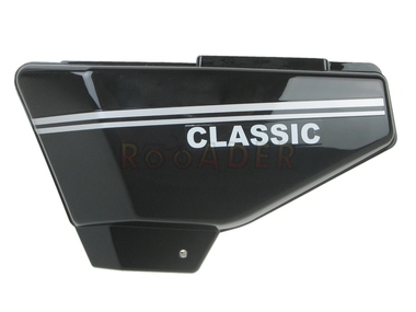 Osłona pod siedzenie BARTON RANGER CLASSIC, BENZER WS50, ROUTER WM50, ROMET OGAR 202 (pokrywa boczna) lewa, czarna