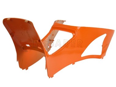 Osłona podłogi KYMCO SUPER 9 (obudowa tunelu podłogi) pomarańczowa