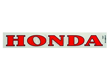 Naklejka HONDA - 11 x 1,5cm czerwona