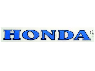 Naklejka HONDA - 16,5 x 2cm niebieska