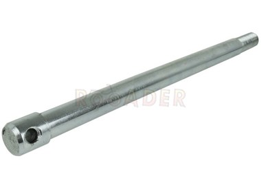 Oś koła tył WSK 125/175 z otworem (średnica Ø15mm, gwint M14, długość 280/260mm)