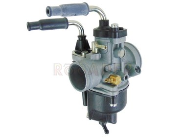 Gaźnik APRILIA, DERBI, GILERA, PEUGEOT i inne motorowery z silnikiem AM6 - gardziel 19,0mm, ssanie na linkę, DELLORTO PHVB 19-DD