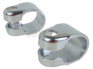 Obejma mocowania kierownicy ROMET Komar, 50T, Ogar 200/205, Pony, Kadet - komplet, 2 sztuki