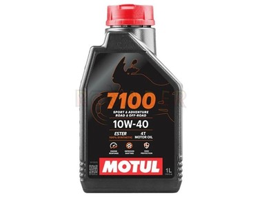 Olej MOTUL 7100 4T Ester 10W40 - 100% syntetyczny olej do silników 4-suwowych - opakowanie 1 litr