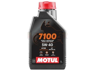 Olej MOTUL 7100 4T Ester  5W40 - 100% syntetyczny olej do silników 4-suwowych - opakowanie 1 litr