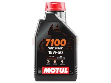 Olej MOTUL 7100 4T Ester 15W50 - 100% syntetyczny olej do silników 4-suwowych - opakowanie 1 litr