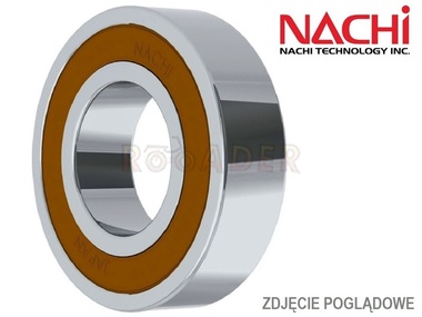 Łożysko kulkowe 25x52x20,5 (3205 2RS) z luzem C3 NACHI