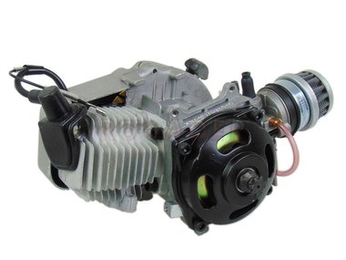 Silnik kompletny POCKET BIKE, Mini Cross, Mini Bike, Mini ATV - 60cm3 bez przekładni, szarpak aluminiowy