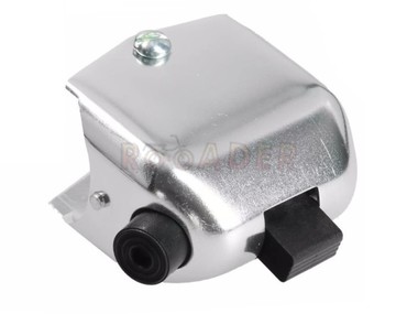 Przełącznik świateł WSK 125 M06, B1, B3, Gil, Bąk, Lelek, Kos, 175 Dudek, Kobuz, Perkoz - aluminiowy polerowany (Duells)