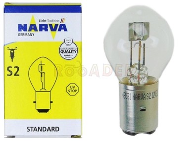 Żarówka 12V 35/35W - S2, BA20d - Narva