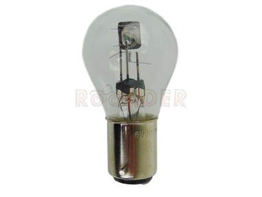Żarówka 6V 25/25W - BAX15d - ROMET, KOMAR