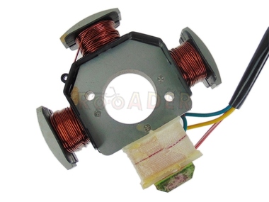 Stojan alternatora PEUGEOT FOX, 103 SPX, 103 MVL (4 cewki, 3 kable)