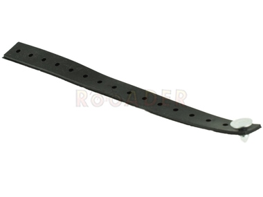 Opaska gumowa instalacji elektrycznej ROMET, KOMAR, WSK, WFM + metalowa spinka - czarna, 19cm