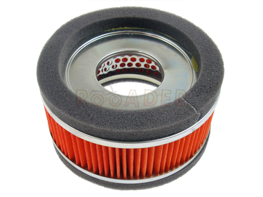 Filtr powietrza GY6 125/150cm3 - wkład papierowy okrągły - do maxiskuterów Romet, Barton, Junak, Zipp 125 i 150cm3 