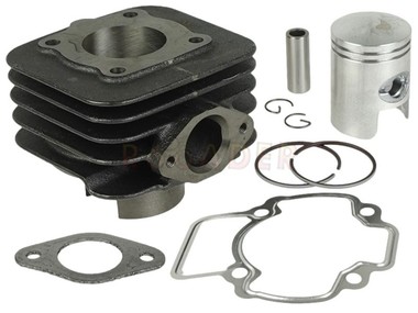 Cylinder APRILIA Scarabeo, Sport City, SR50, Mojito; DERBI Atlantis, Boulevard, Sonar, Variant; ITALJET Torpedo (silnik Piaggio 50cc 2T A/C) - 50cm3, Ø40,00mm, sworzeń 12mm (Evok)