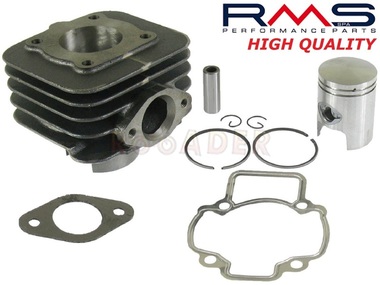Cylinder APRILIA Scarabeo, Sport City, SR50, Mojito; DERBI Atlantis, Boulevard, Sonar, Variant; ITALJET Torpedo (silnik Piaggio 50cc 2T A/C) - 50cm3, Ø40,00mm, sworzeń 12mm (HQ Line)